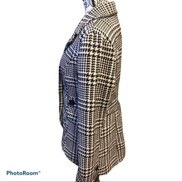 CANDIES houndstooth black & white jacket/blazer - Picture 4 of 9